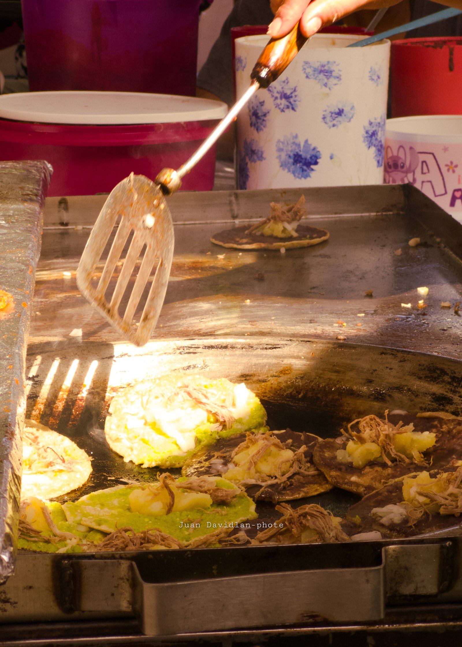 Puesto tradicional de garnachas Altotonga