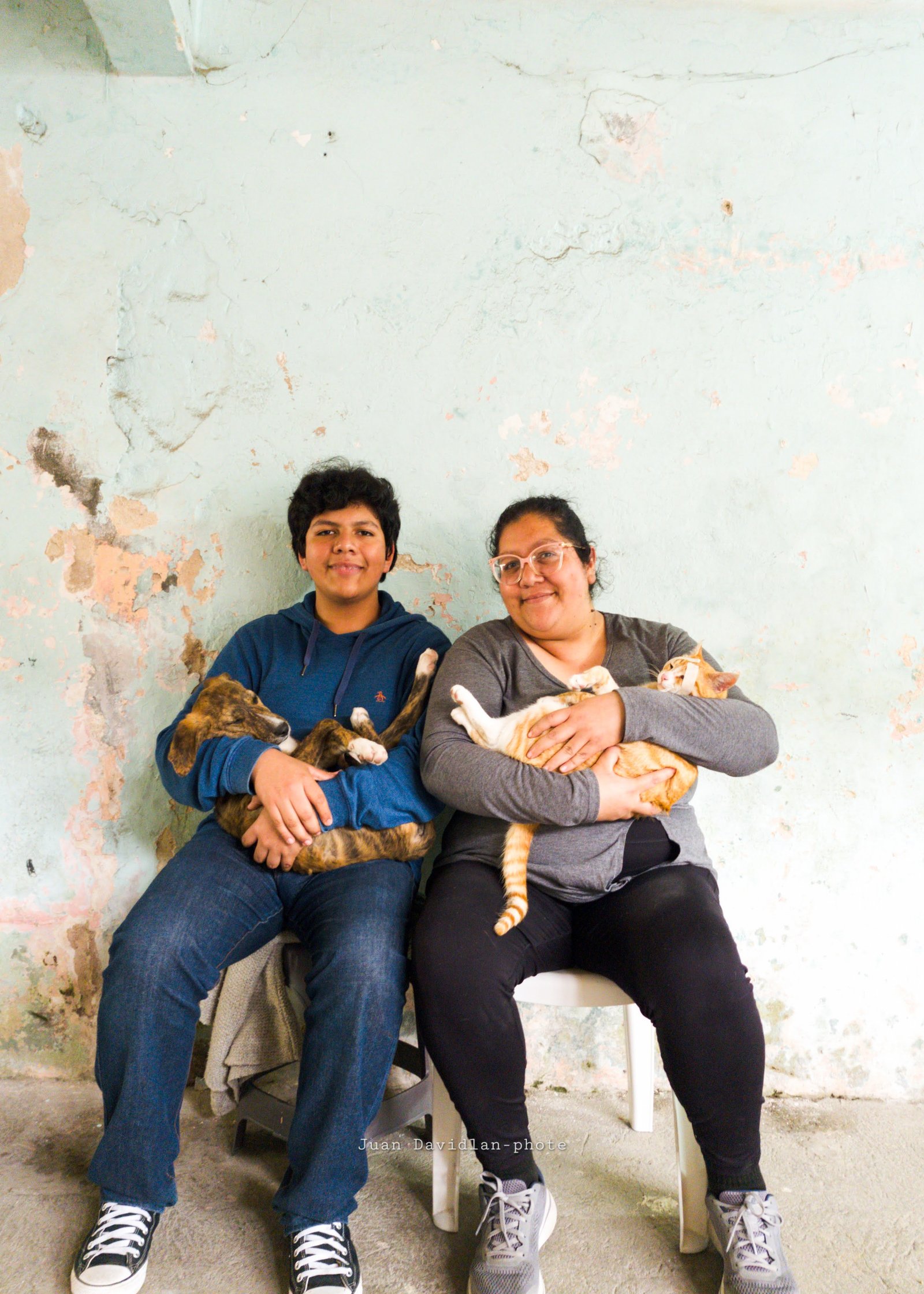 Ameyrani y Natt liderando el rescate animal en Altotonga