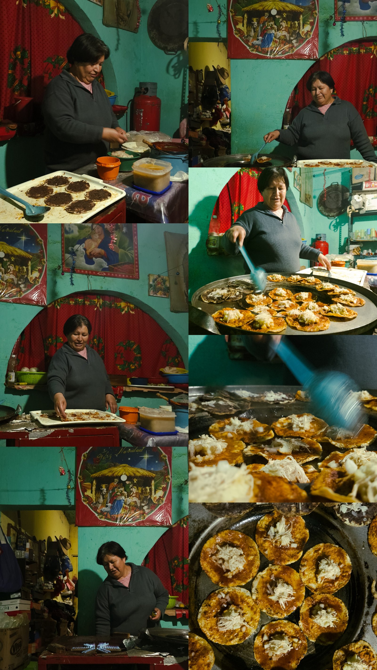 Mosaico del proceso tradicional